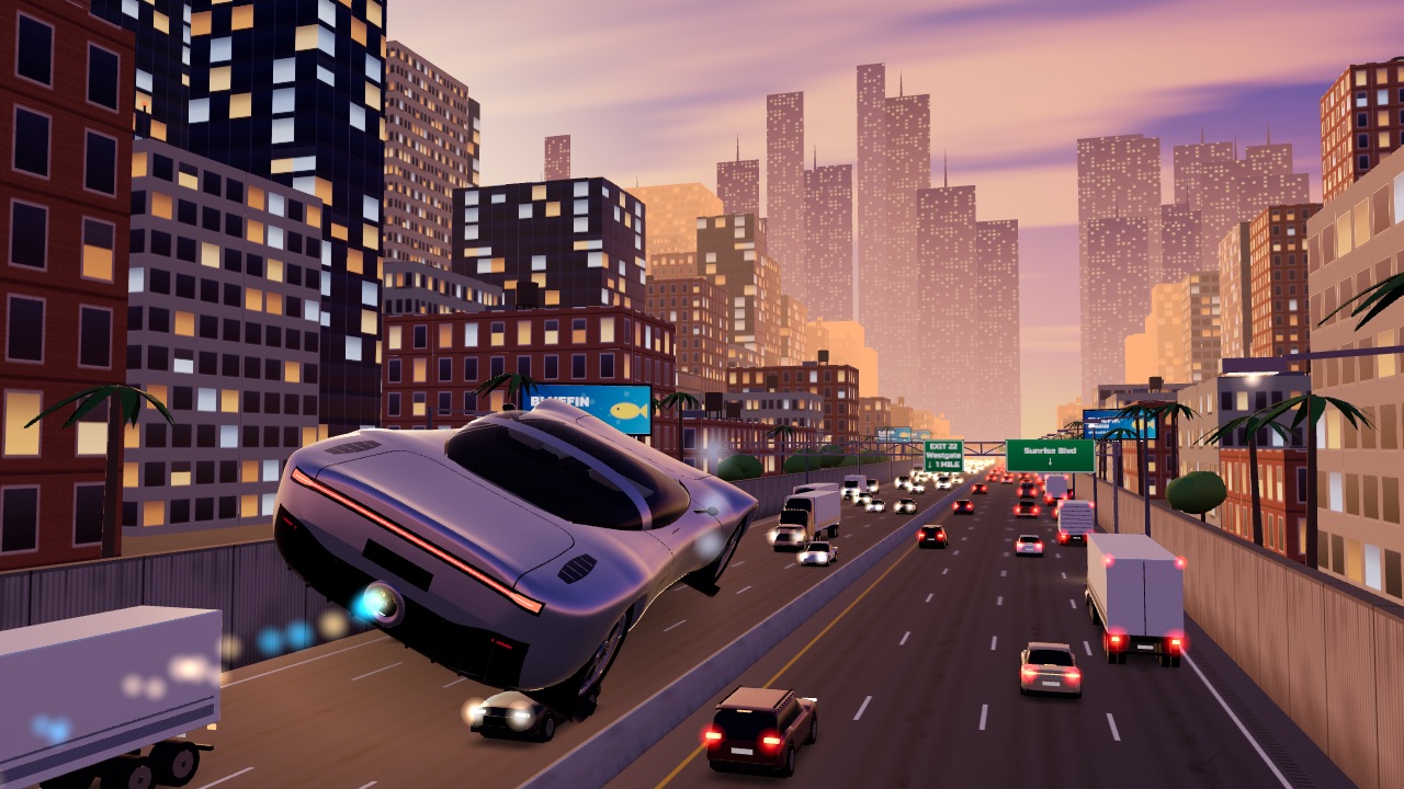 Flying Roadster: free to play in your browser screenshot